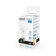 Лампа светодиодная Gauss E27 25W 6500K матовая 73235 2