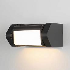 Уличный настенный светодиодный светильник Elektrostandard Dors D LED (35163/D) 3000K черный a072077 3