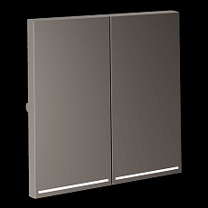 Клавиши для выключателя/переключателя двухклавишного с подсветкой, S70 (капучино) Voltum VLS000414 3