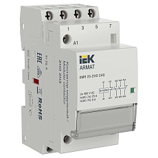 ARMAT Контактор модульный KMR 25А 24В AC/DC 2НО 2НЗ IEK AR-KMR20-025-22-024
