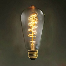Лампа накаливания E27 60W прозрачная 6460-CT 1