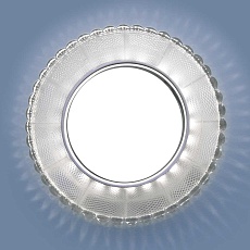 Встраиваемый светильник Elektrostandard 3035 GX53 SL/WH зеркальный/белый a047764 2