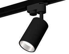 Комплект трекового светильника Ambrella light Track System XT6323022 SBK/PSL черный песок/серебро полированное (A2521, C6323, N6112) 1