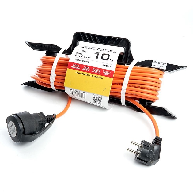 Удлинитель Stekker Home 1гн 10м с/з HM04-01-10 39627 Фото № 1