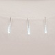 Светодиодная гирлянда Uniel занавес 220V белый ULD-E2405-240/DTK White IP44 METEOR 11121