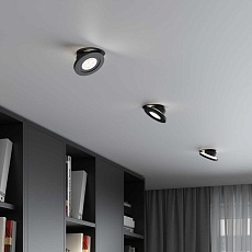 Встраиваемый светодиодный светильник Elektrostandard Surf 25084/LED 6W 4000K черный a063675 3