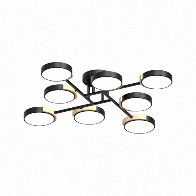 Потолочный cветильник LED4U L3212-840 BK Фото № 1