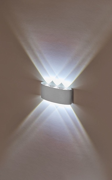 Настенный светодиодный светильник IMEX Cross IL.0014.0001-6 WH фото 3