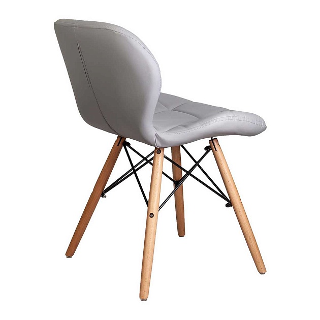 Кухонный стул AksHome Colin серый, экокожа 63133 Фото № 4