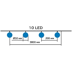 Гирлянда на солнечных батареях Gauss Solar Шары GS033 3