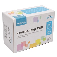 Контроллер RGB Apeyron с пультом 12/24V 04-19 3