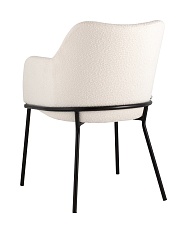 Кухонный стул с подлокотниками Stool Group Кози ткань букле молочный AV 318-L01-08 5