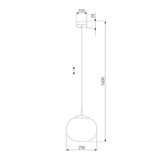Подвесной светильник TK Lighting 4759 Vibe 1