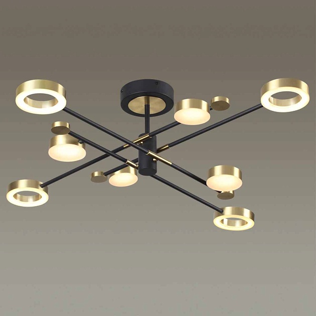 Потолочная светодиодная люстра Odeon Light Midcent Denzel 4321/63CL Фото № 3