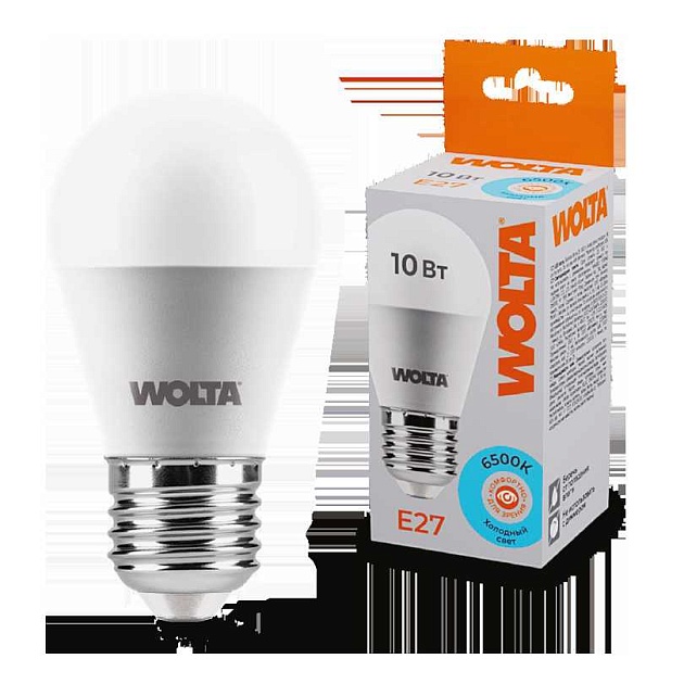 Светодиодная лампа WOLTA 25W45GL10E27 изображение 1 Светодиодная лампа WOLTA 25W45GL10E27 Фото № 1