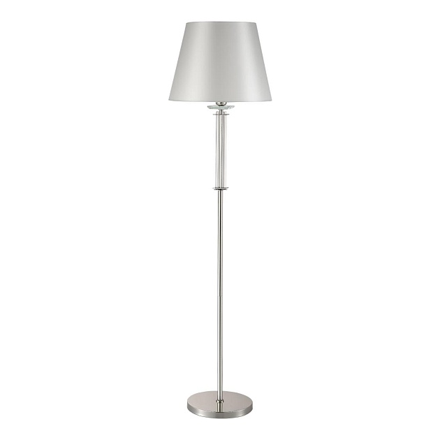 Торшер Crystal Lux Nicolas PT1 Nickel/White Фото № 1