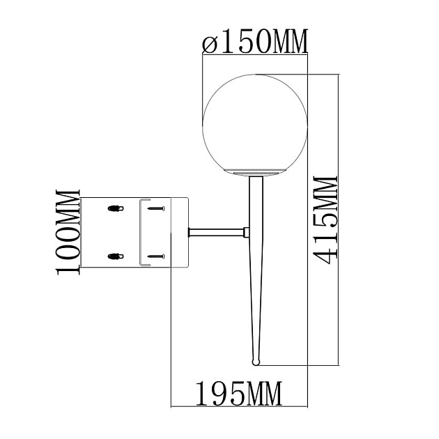 Бра Moderli Scrumbel V6043-1W Фото № 2
