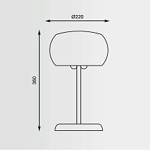 Настольная лампа Zumaline Rain T0076-03D-F4K9 1