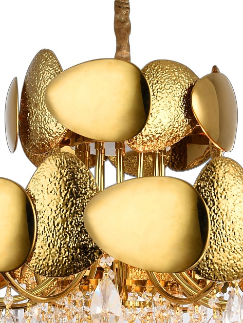 Подвесная люстра Natali Kovaltseva Valencia 91009/12C Gold Фото № 3