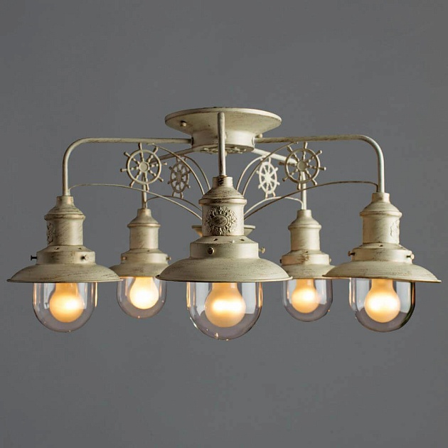 Потолочная люстра Arte Lamp Sailor A4524PL-5WG изображение 2 Потолочная люстра Arte Lamp Sailor A4524PL-5WG Фото № 2
