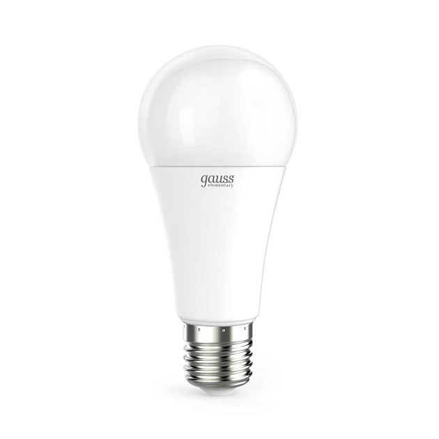Лампа светодиодная Gauss E27 20W 4100K матовая 23229 Фото № 1
