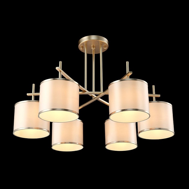 Потолочная люстра Crystal Lux Sergio PL6 Gold изображение 3 Потолочная люстра Crystal Lux Sergio PL6 Gold Фото № 3