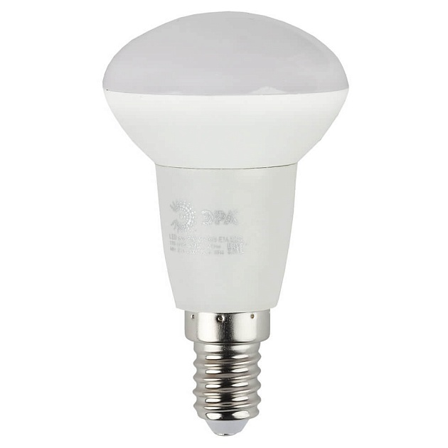 Лампа светодиодная ЭРА E14 6W 2700K матовая ECO LED R50-6W-827-E14 Б0020633 фото 