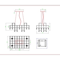 Подвесная светодиодная люстра Kink Light Галанта 07887-A,02(21) 1