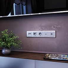 Рамка на 5 постов Werkel Stream серебряный W0052106 4690389172755 1