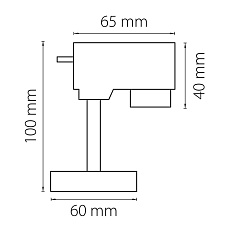 Адаптер для шинопровода Lightstar Asta 592056 2