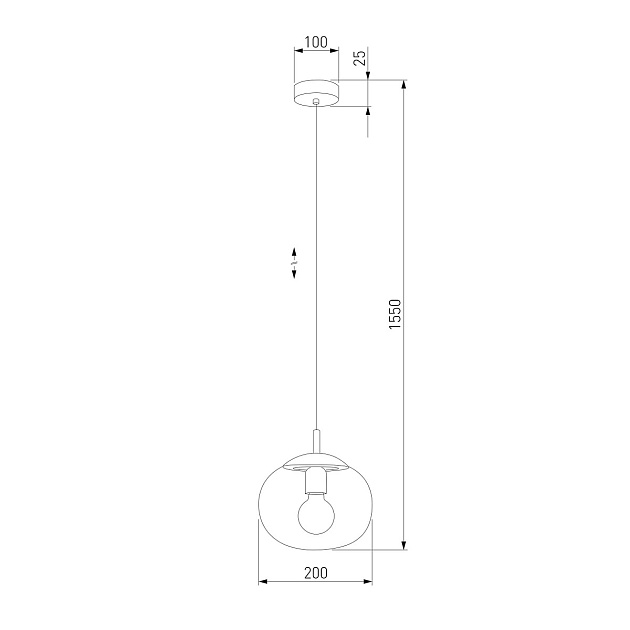 Подвесной светильник TK Lighting 5823 Vibe Фото № 2