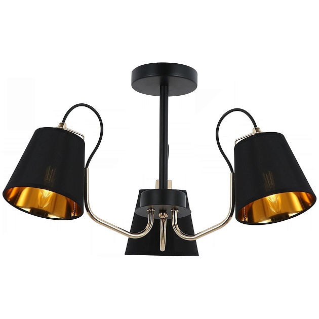 Потолочная люстра Illumico IL6120-3COU-79 BK GD изображение 1 Потолочная люстра Illumico IL6120-3COU-79 BK GD Фото № 1