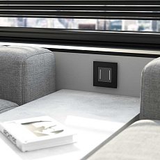 Рамка Werkel AluMax на 1 пост черный алюминий W0013508 4690389204012 1