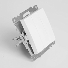 Выключатель трехклавишный Stekker Катрин GLS10-7108-01 белый 49171 3