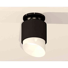 Комплект накладного светильника Ambrella light Techno Spot XS7511066 SBK/PBK/FR черный песок/черный полированный/белый матовый (N7926, C7511, N7175) 2