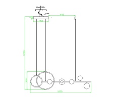 Подвесная люстра Kink Light Иона 09408-5,19 1