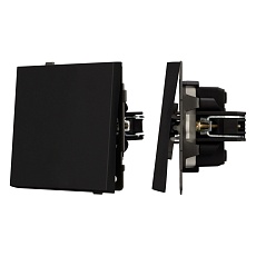 Механизм звонкового выключателя SWT-TENDO-MKR1-SFPL-BK (230V, 10A) Arlight 054587