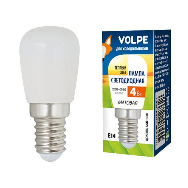 Лампа светодиодная Volpe E14 4W 3000K матовая LED-Y25-4W/3000K/E14/FR/Z UL-00006501 фото 