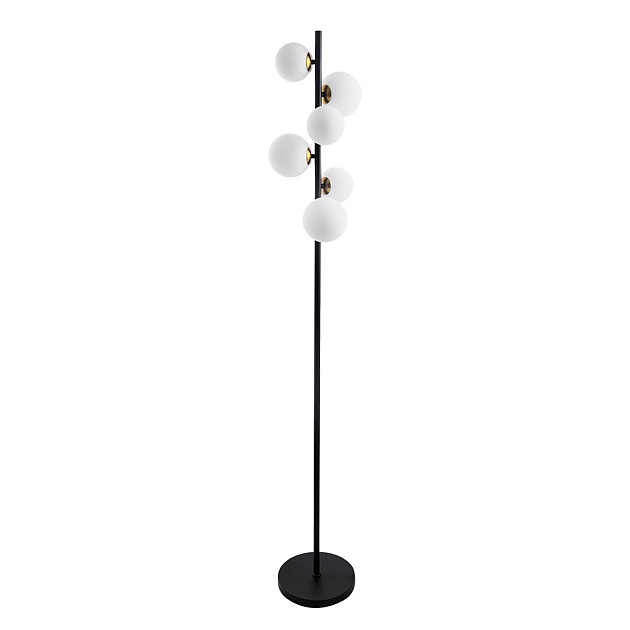 Торшер Arte Lamp GEMINI A2243PN-6BK Фото № 1