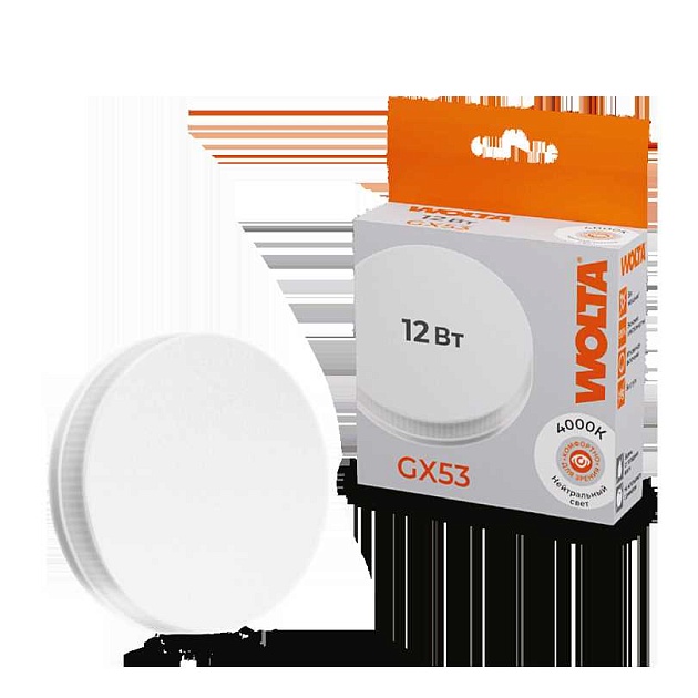 Светодиодная лампа WOLTA 25S75R12GX53 изображение 1 Светодиодная лампа WOLTA 25S75R12GX53 Фото № 1