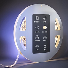 Светодиодная лента Maytoni 12W/m 120LED/m 2835SMD от теплого до холодного 5M 201123 1