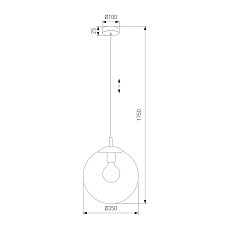 Подвесной светильник TK Lighting 3268 Esme 1