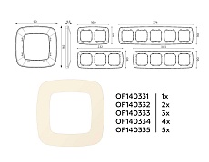 Рамка AMBRELLA VOLT OF140335 2