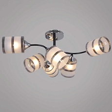 Потолочная люстра Reluce 45360-0.3-06 BK+CR