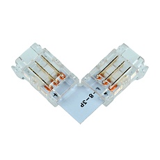 Соединитель угловой 10мм для ленты CCT SMD ленты шириной 8 мм Feron LD172 52003 3
