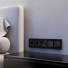 Рамка Werkel AluMax на 5 постов черный алюминий W0053508 4690389214325 1