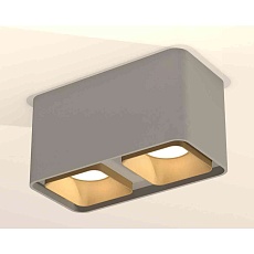 Комплект накладного светильника Ambrella light Techno Spot XS7852004 SGR/SGD серый песок/золото песок (C7852, N7704) 1