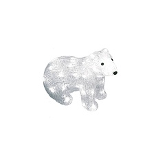 Фигурка светодиодная «Белый медведь-4» 25x31см Uniel ULD-M3125-040/STA 11037 4