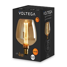 Лампа светодиодная филаментная Voltega 271 E27 4W 1800K желтая 8544 5
