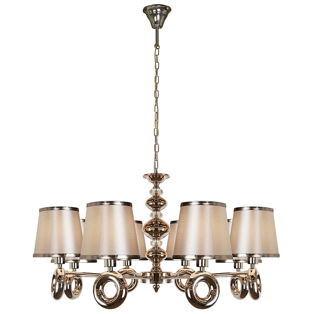 Подвесная люстра iLamp Brooklyn P2401-8 Nickel Фото № 1